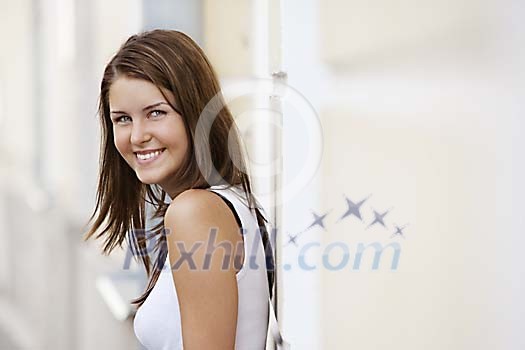 Young woman smiling Young woman smiling