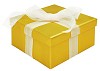 Yellow present with clipping path