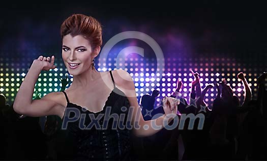 Pretty woman dancing Pretty woman dancing