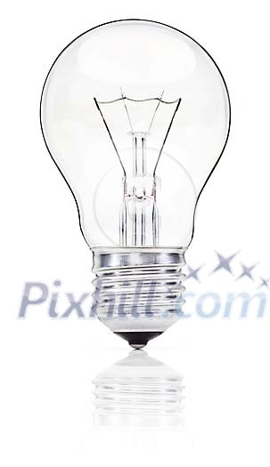 Light bulb isolated on white Light bulb isolated on white