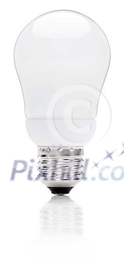 Compact fluorescent lamp isolated on white Compact fluorescent lamp isolated on white
