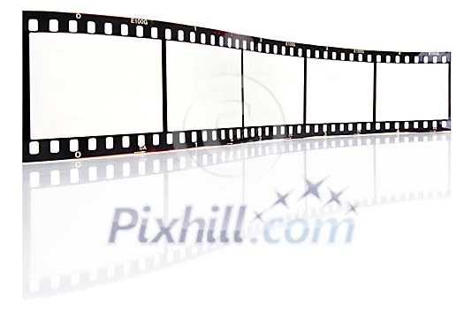 Empty film strip with clipping path Empty film strip with clipping path