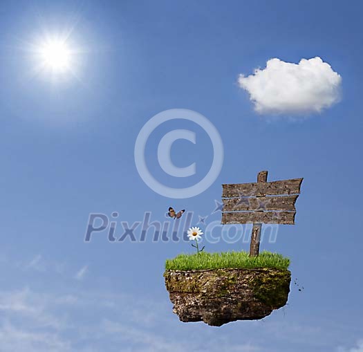 Piece of earth in the sky Piece of earth in the sky