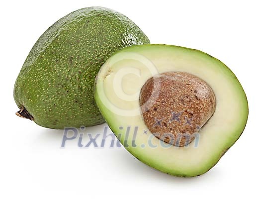 Avocado split in half Avocado split in half