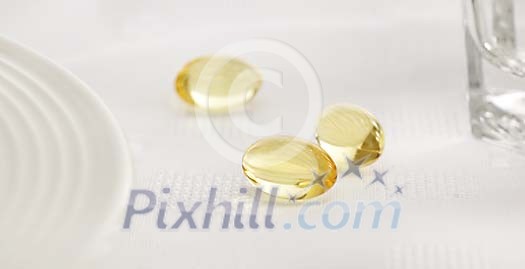 Three fish oil capsules for breakfast Three fish oil capsules for breakfast