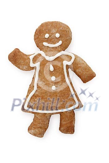 Clipped gingerbread girl Clipped gingerbread girl