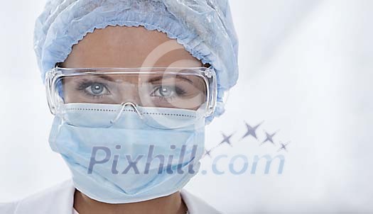 Good looking laboratory assistant Good looking laboratory assistant