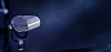 Microphone on a blue background