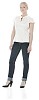 Clipped young woman standing