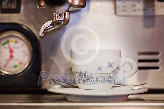 Ready-made cup of mocha Ready-made cup of mocha
