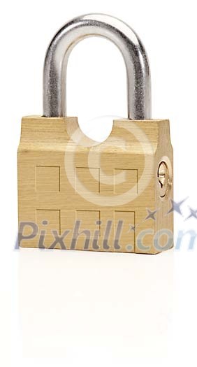 Clipped padlock looking like a house Clipped padlock looking like a house