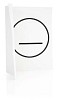 Clipped papersheet with ring and a line