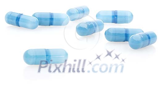 Clipped blue pills Clipped blue pills