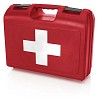 Clipped first aid kit