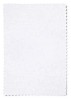 Clipped white empty card