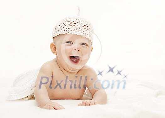 Baby boy laughing Baby boy laughing