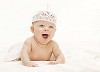 Baby boy laughing
