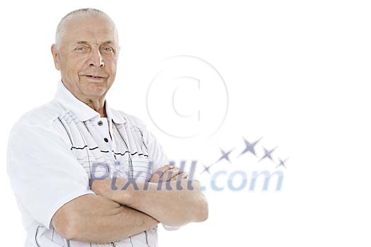 Older male standing Older male standing