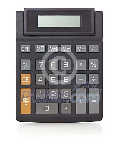 Isolated calculator Isolated calculator