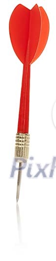 Clipped red dart Clipped red dart