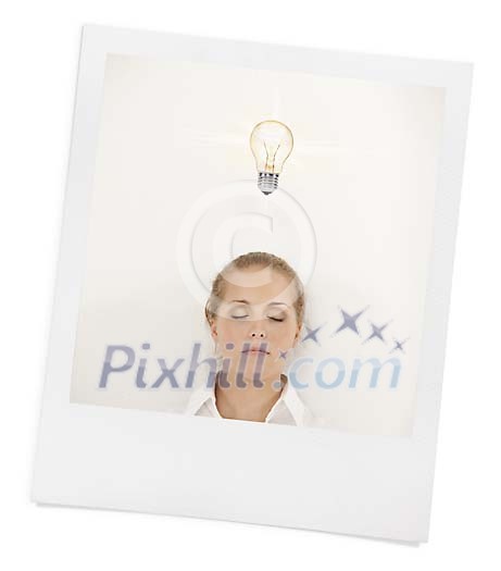 Girl having an idea Girl having an idea