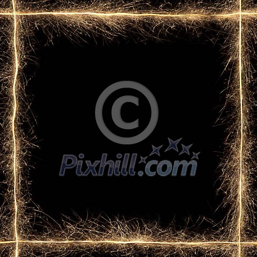 Sparkler shaped frame Sparkler shaped frame