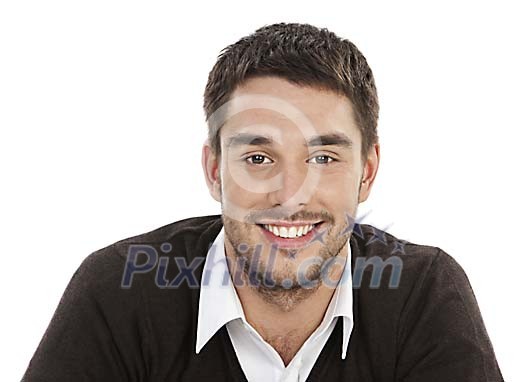 Smiling male portrait Smiling male portrait