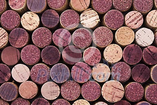 Opened wine corks Opened wine corks