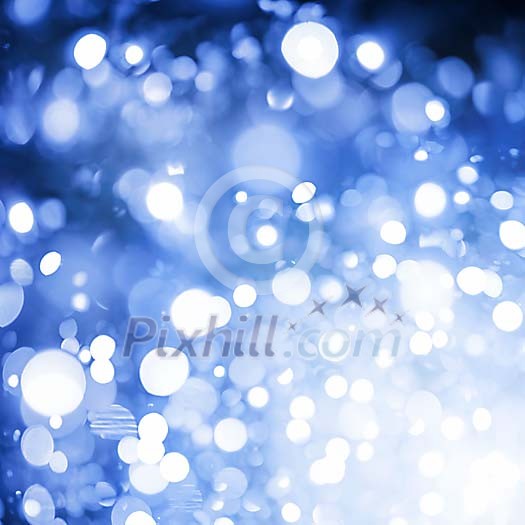 Blue Bokeh Christmas Background Blue Bokeh Christmas Background