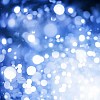 Blue Bokeh Christmas Background