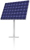 Isolated solar panel