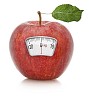 Apple with scale in it