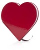 Isolated heartshaped book