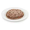 Isolated rye bread on a plate