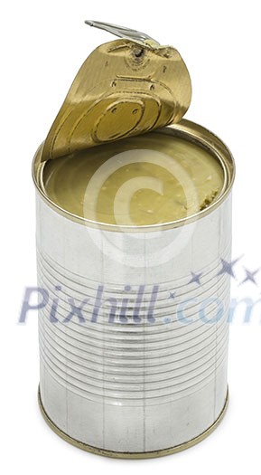 Isolated can of pea soup Isolated can of pea soup