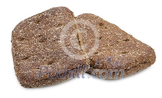 Isolated rye bread Isolated rye bread