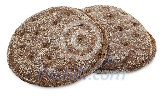 Isolated rye bread Isolated rye bread