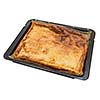 Isolated pancake on a pan
