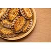 Karelian pasty on a plate