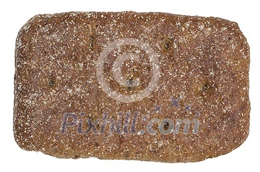 Isolated rye bread