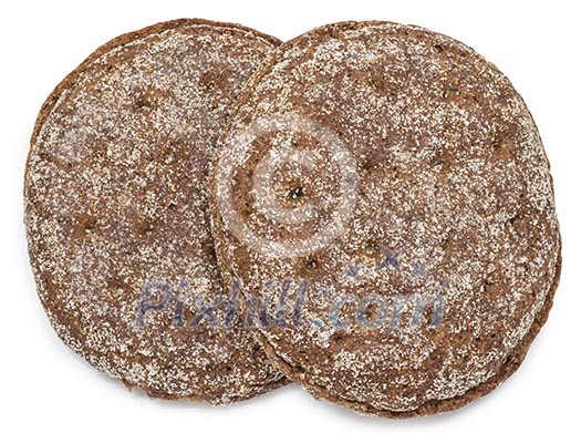Isolated rye bread