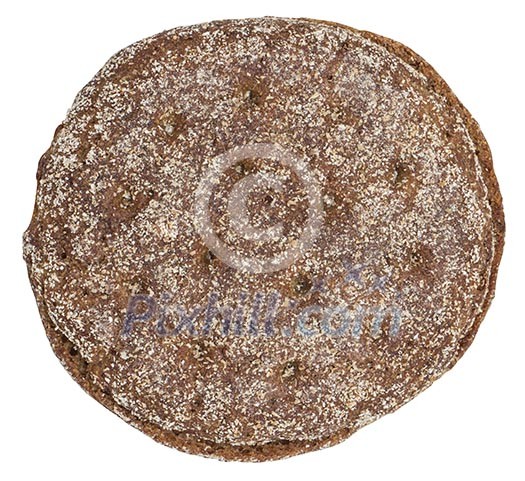 Isolated rye bread