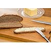 Rye bread with butter