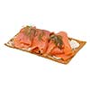 Isolated crispbread with gravlax
