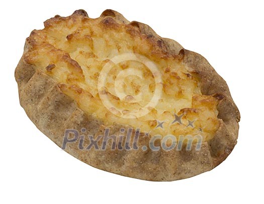 Isolated karelian pasty Isolated karelian pasty
