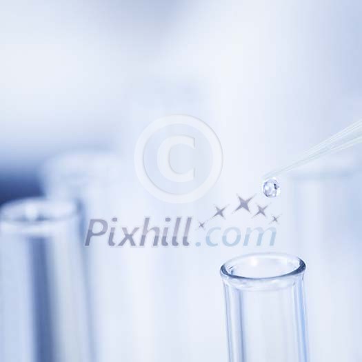 Droplet on a tip of the pipette Droplet on a tip of the pipette