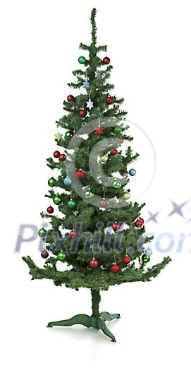 Decorated christmas tree Decorated christmas tree