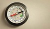 Compass on a grey background