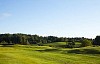 Sunny day on a green landscape