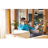 Man sitting in the office, talking to a phone